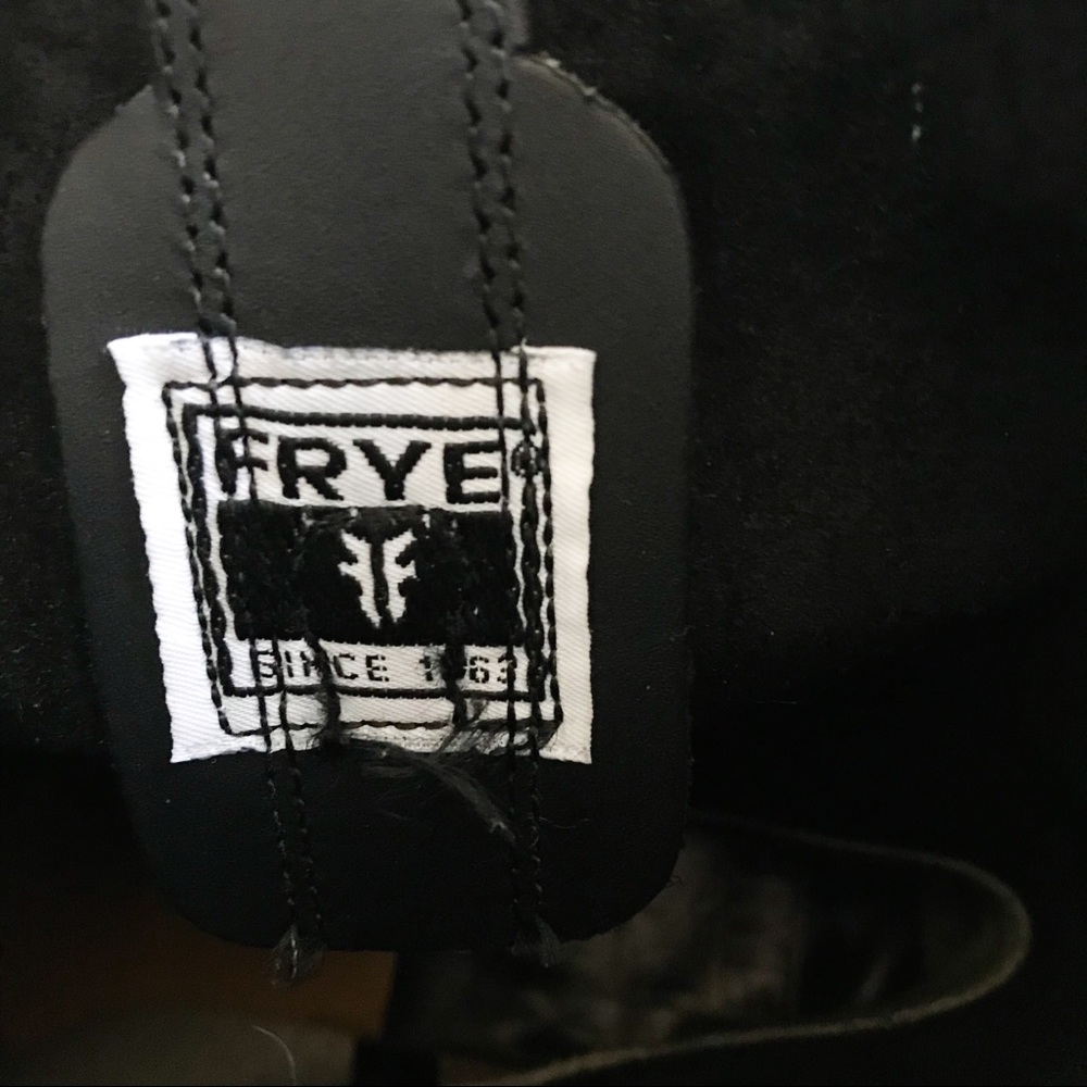 Frye Black Boots with metal detail size 11 - Picture 4 of 5